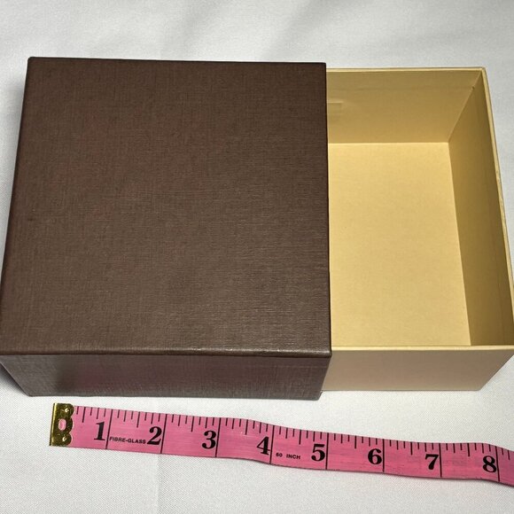 Louis Vuitton Empty Slide Box Brown 6 Inches EUC - Picture 6 of 8
